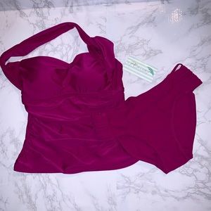 NWT Playa Swim One Shoulder Two Piece Bikini